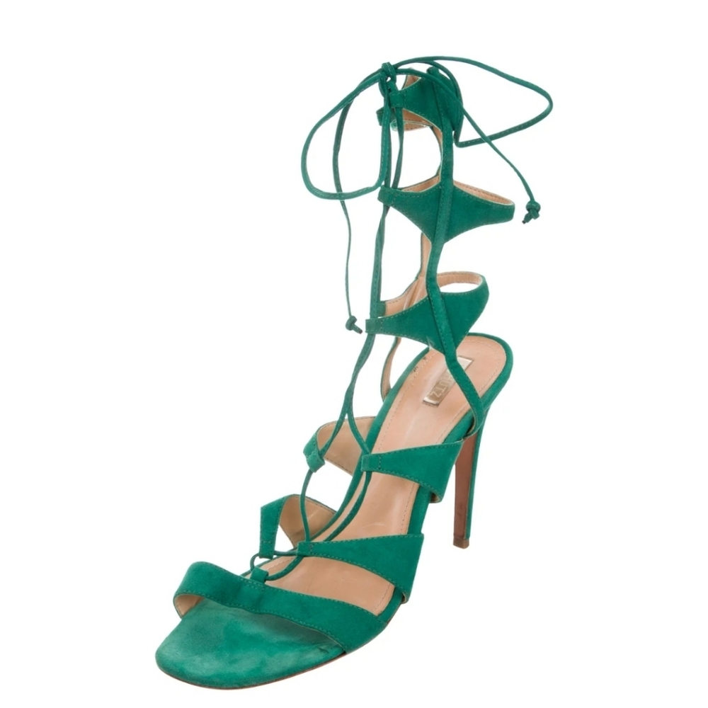 NIB SCHUTZ Erlene Lace-up Heels
